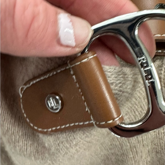 Ralph Lauren wool blend/ long sleeve dress with size buckle/ woman’s L - Picture 4 of 9